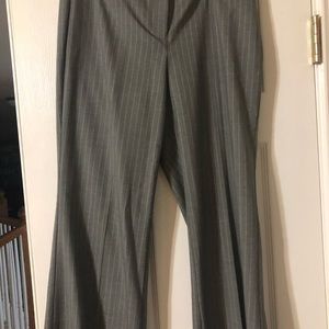 Grey with white stripes